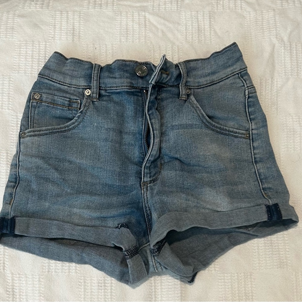 Garage Women's Light Blue Denim Shorts
